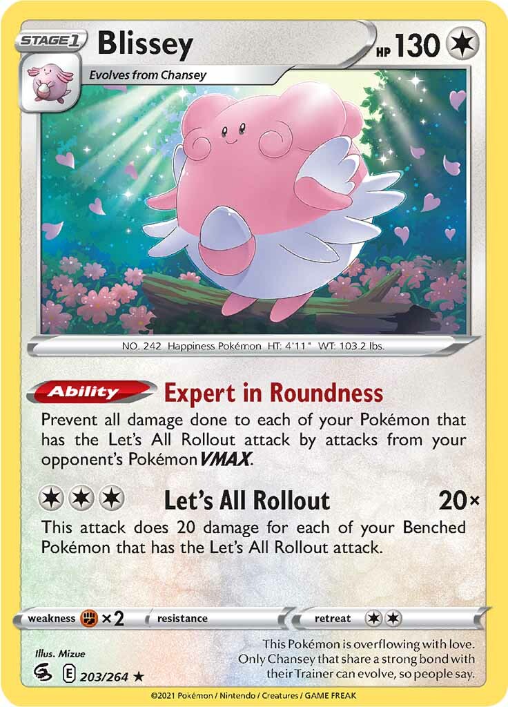 Blissey (203/264) [Sword & Shield: Fusion Strike] - Pokémon - Card Brawlers | Quebec | Canada |
