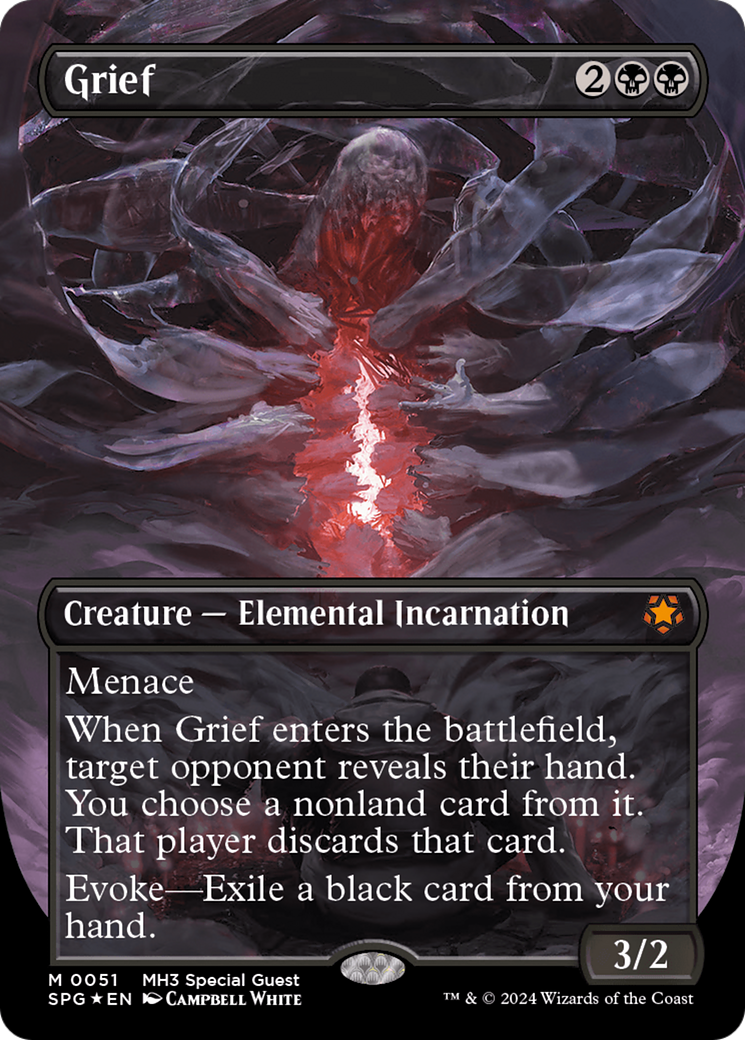 Grief (Borderless) (Textured Foil) [Modern Horizons 3 Special Guests] - Magic: The Gathering - Card Brawlers | Quebec | Canada |