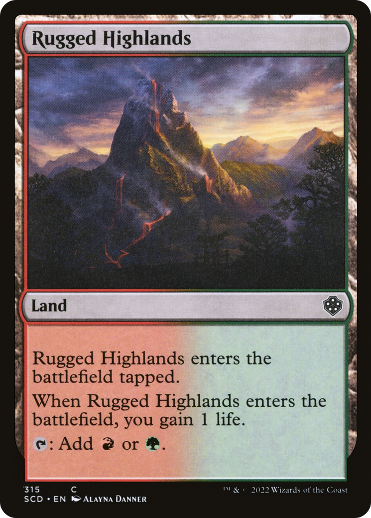Rugged Highlands [Starter Commander Decks] - Magic: The Gathering - Card Brawlers | Quebec | Canada |