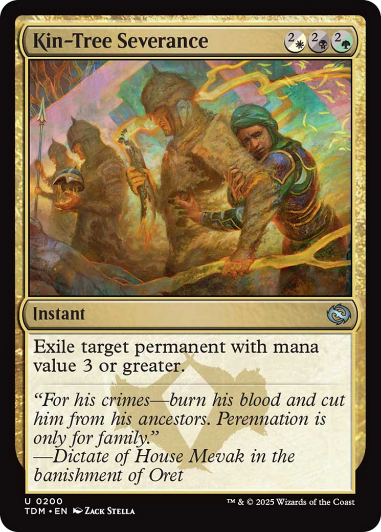 Kin-Tree Severance [Tarkir: Dragonstorm] - Magic: The Gathering - Card Brawlers | Quebec | Canada |