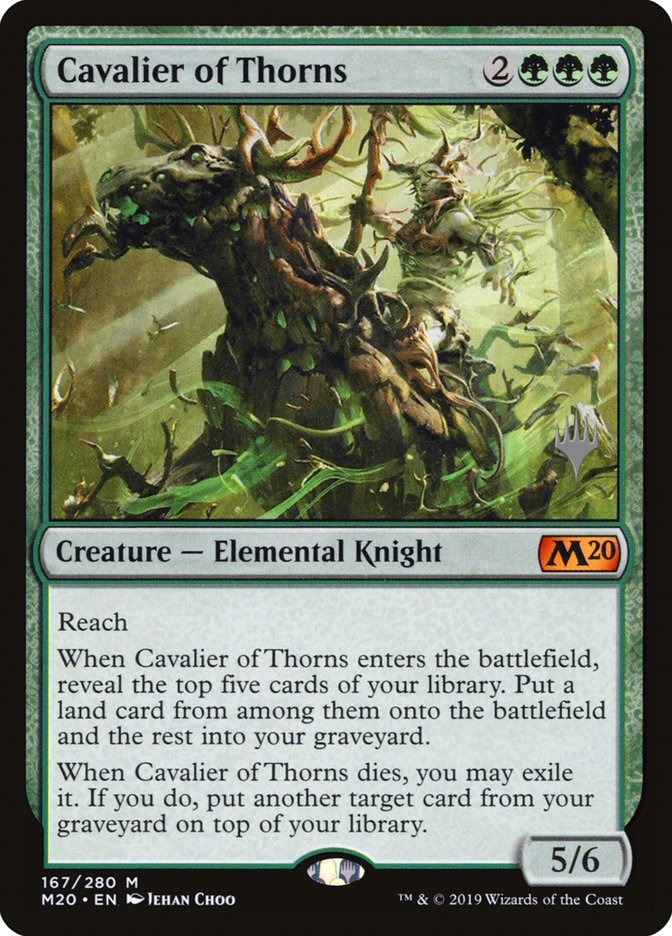 Cavalier of Thorns (Promo Pack) [Core Set 2020 Promos] - Magic: The Gathering - Card Brawlers | Quebec | Canada |