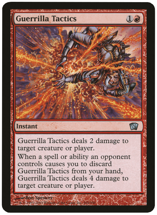 Guerrilla Tactics (Oversized) [Eighth Edition Box Topper] - Magic: The Gathering - Card Brawlers | Quebec | Canada |