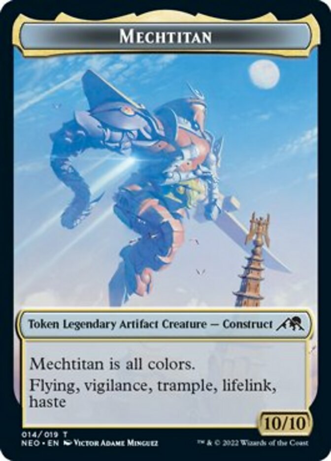 Spirit (002) // Mechtitan Double-Sided Token [Kamigawa: Neon Dynasty Tokens] - Magic: The Gathering - Card Brawlers | Quebec | Canada |