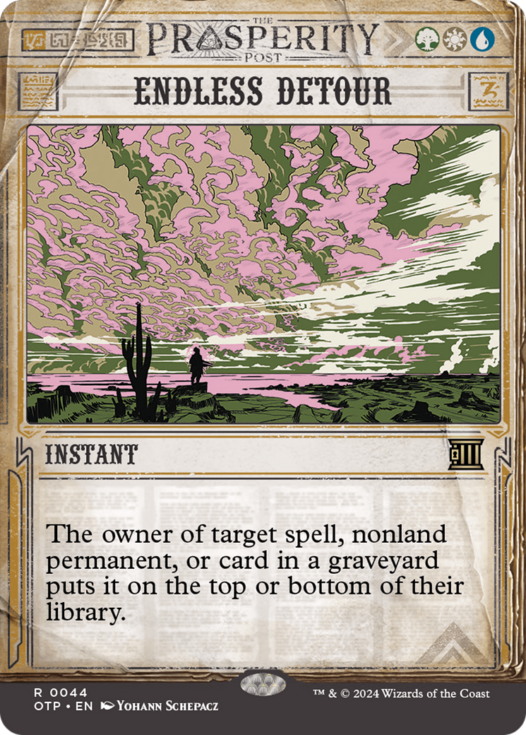 Endless Detour [Outlaws of Thunder Junction: Breaking News] - Magic: The Gathering - Card Brawlers | Quebec | Canada |