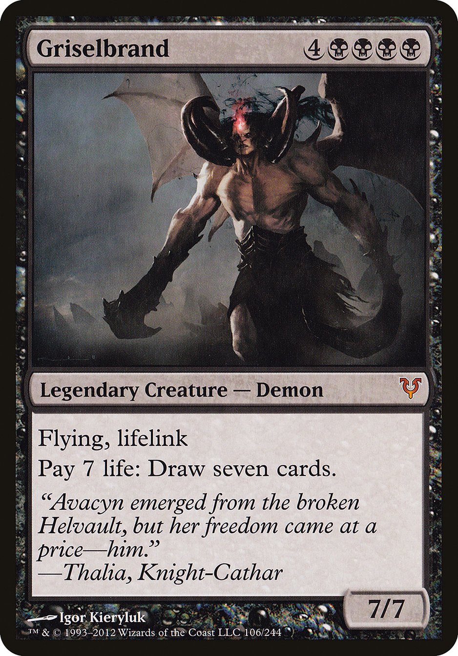 Griselbrand (Oversized) [Open the Helvault] - Magic: The Gathering - Card Brawlers | Quebec | Canada |