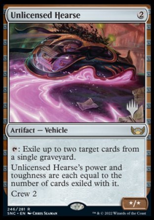 Unlicensed Hearse (Promo Pack) [Streets of New Capenna Promos] - Magic: The Gathering - Card Brawlers | Quebec | Canada |