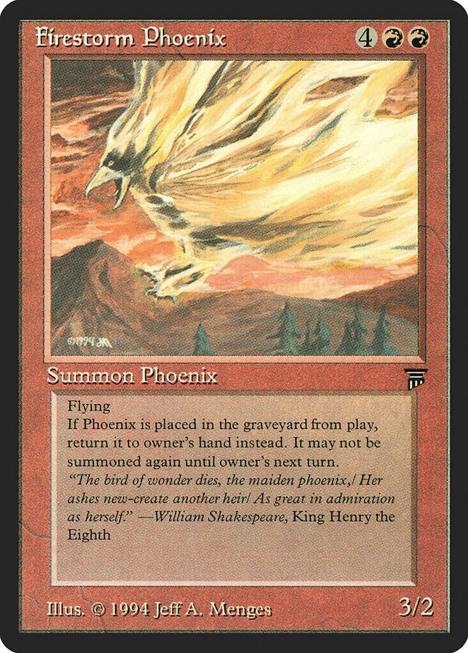 Firestorm Phoenix [Legends] - Magic: The Gathering - Card Brawlers | Quebec | Canada |