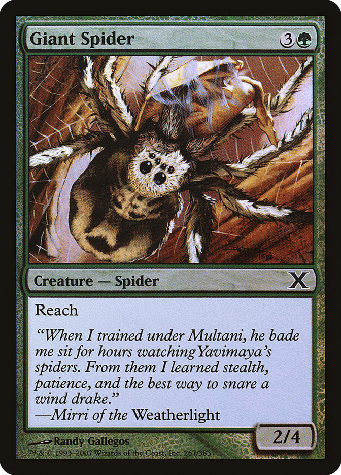 Giant Spider (Premium Foil) [Tenth Edition] - Magic: The Gathering - Card Brawlers | Quebec | Canada |