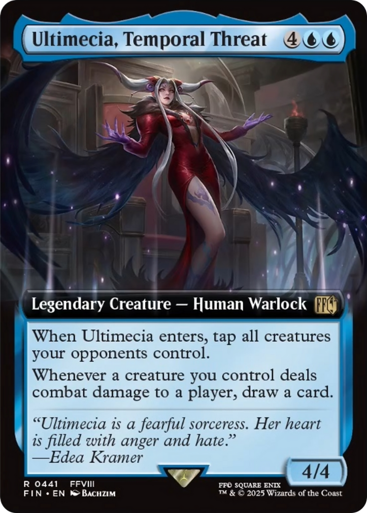 Ultimecia, Temporal Threat (Extended Art) [FINAL FANTASY] - Magic: The Gathering - Card Brawlers | Quebec | Canada |