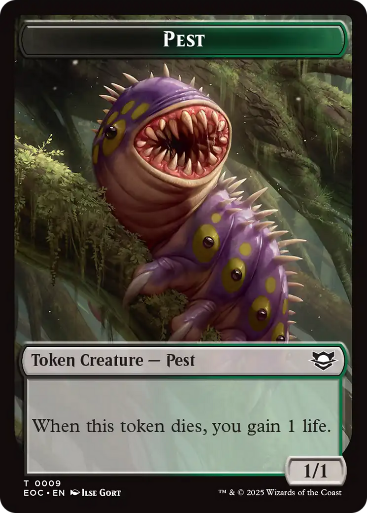 Bird // Pest Double-Sided Token [Edge of Eternities Commander Tokens] - Magic: The Gathering - Card Brawlers | Quebec | Canada |