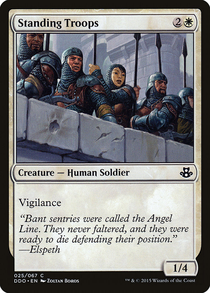 Standing Troops [Duel Decks: Elspeth vs. Kiora] - Magic: The Gathering - Card Brawlers | Quebec | Canada |