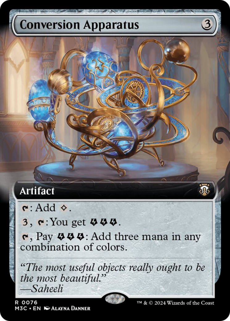 Conversion Apparatus (Extended Art) (Ripple Foil) [Modern Horizons 3 Commander] - Magic: The Gathering - Card Brawlers | Quebec | Canada |