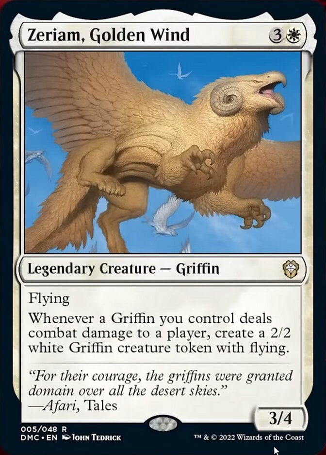 Zeriam, Golden Wind [Dominaria United Commander] - Magic: The Gathering - Card Brawlers | Quebec | Canada |