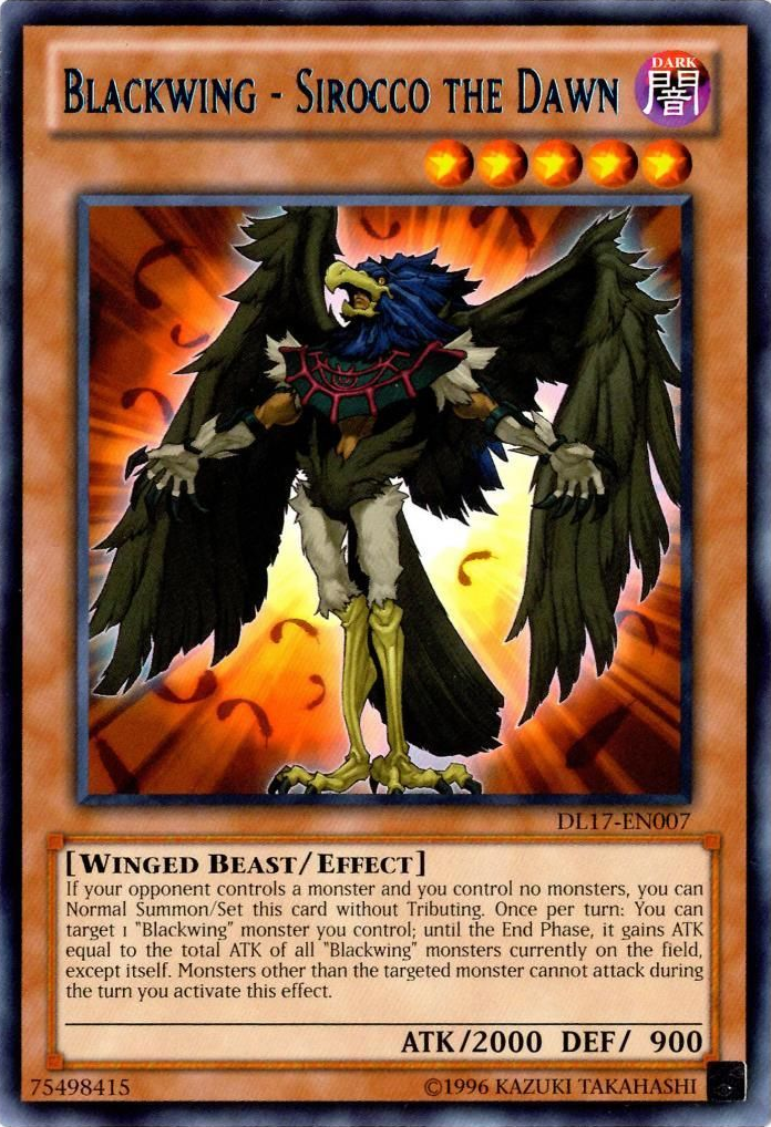 Blackwing - Sirocco the Dawn (Blue) [DL17-EN007] Rare - Yu-Gi-Oh! - Card Brawlers | Quebec | Canada |