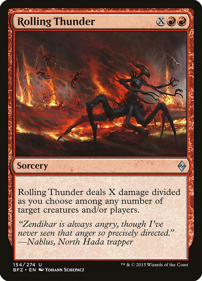 Rolling Thunder [Battle for Zendikar] - Magic: The Gathering - Card Brawlers | Quebec | Canada |