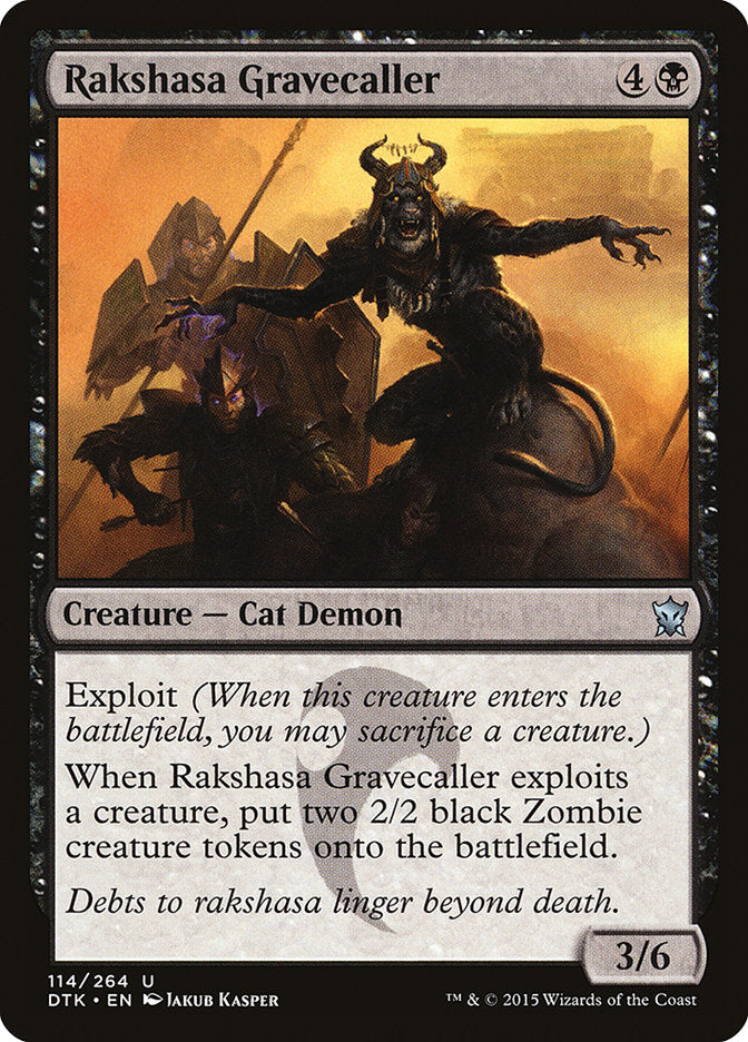 Rakshasa Gravecaller [Dragons of Tarkir] - Magic: The Gathering - Card Brawlers | Quebec | Canada |