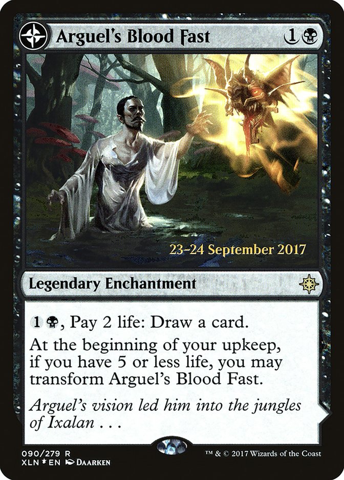 Arguel's Blood Fast // Temple of Aclazotz [Ixalan Prerelease Promos] - Magic: The Gathering - Card Brawlers | Quebec | Canada |