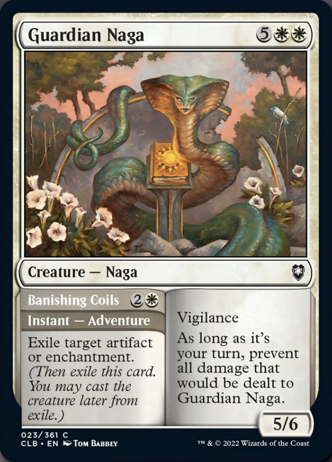 Guardian Naga // Banishing Coils [Commander Legends: Battle for Baldur's Gate] - Magic: The Gathering - Card Brawlers | Quebec | Canada |