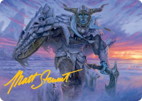 Frost Giant Art Card (Gold-Stamped Signature) [Dungeons & Dragons: Adventures in the Forgotten Realms Art Series] - Magic: The Gathering - Card Brawlers | Quebec | Canada |