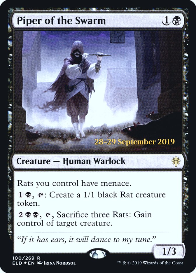 Piper of the Swarm [Throne of Eldraine Prerelease Promos] - Magic: The Gathering - Card Brawlers | Quebec | Canada |