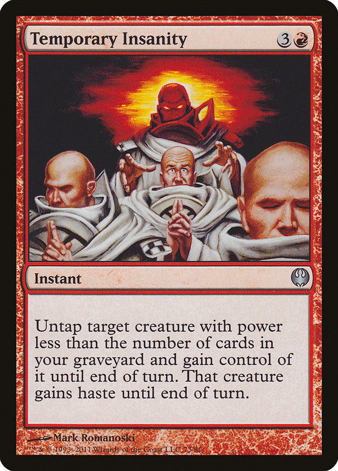 Temporary Insanity [Duel Decks: Knights vs. Dragons] - Magic: The Gathering - Card Brawlers | Quebec | Canada |