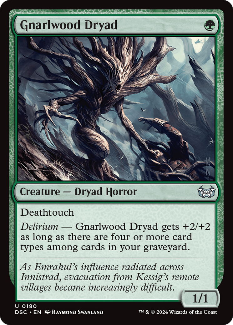 Gnarlwood Dryad [Duskmourn: House of Horror Commander] - Magic: The Gathering - Card Brawlers | Quebec | Canada |