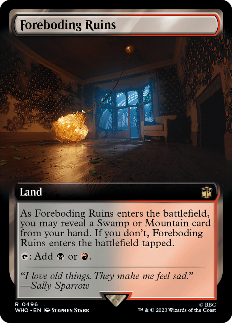 Foreboding Ruins (Extended Art) [Doctor Who] - Magic: The Gathering - Card Brawlers | Quebec | Canada |