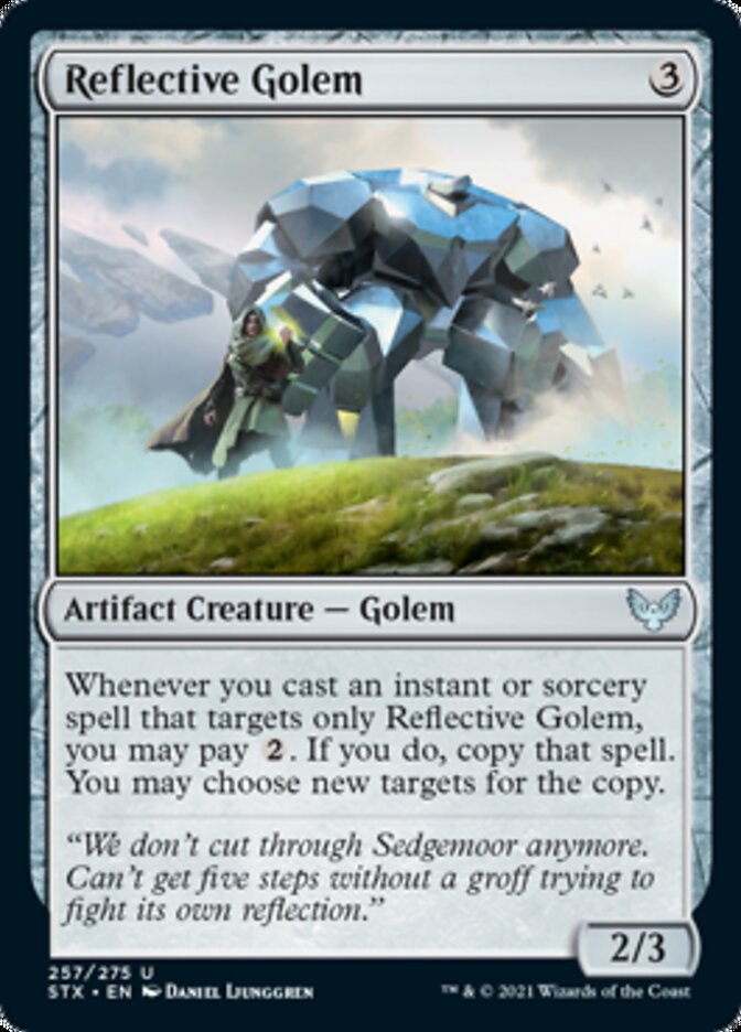 Reflective Golem [Strixhaven: School of Mages] - Magic: The Gathering - Card Brawlers | Quebec | Canada |