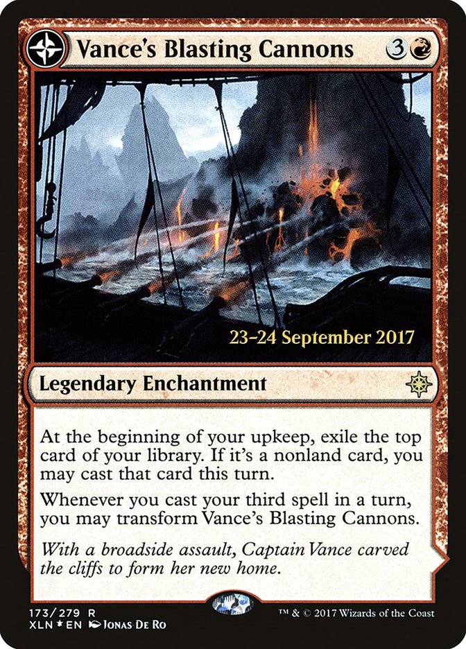 Vance's Blasting Cannons // Spitfire Bastion [Ixalan Prerelease Promos] - Magic: The Gathering - Card Brawlers | Quebec | Canada |