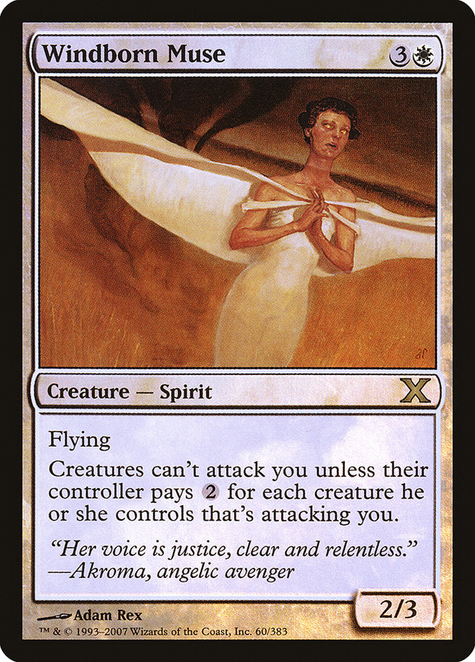 Windborn Muse (Premium Foil) [Tenth Edition] - Magic: The Gathering - Card Brawlers | Quebec | Canada |