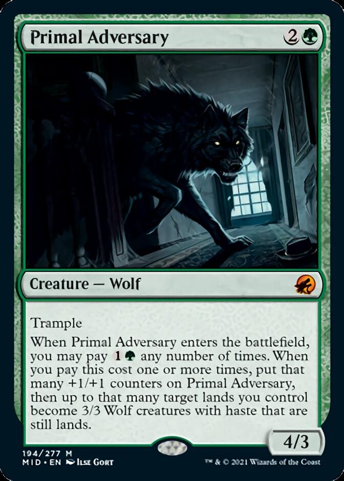 Primal Adversary [Innistrad: Midnight Hunt] - Magic: The Gathering - Card Brawlers | Quebec | Canada |
