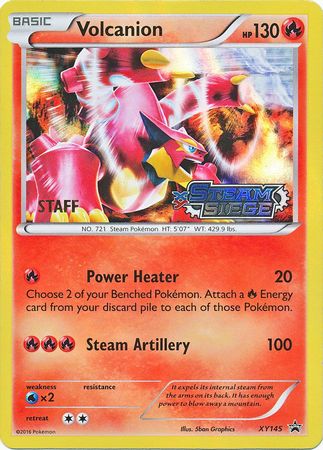 Volcanion (XY145) (Staff) [XY: Black Star Promos] - Pokémon - Card Brawlers | Quebec | Canada |