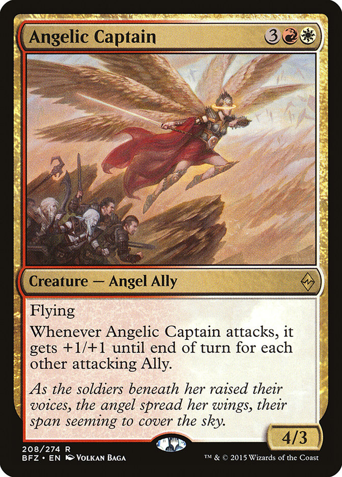 Angelic Captain [Battle for Zendikar] - Magic: The Gathering - Card Brawlers | Quebec | Canada |