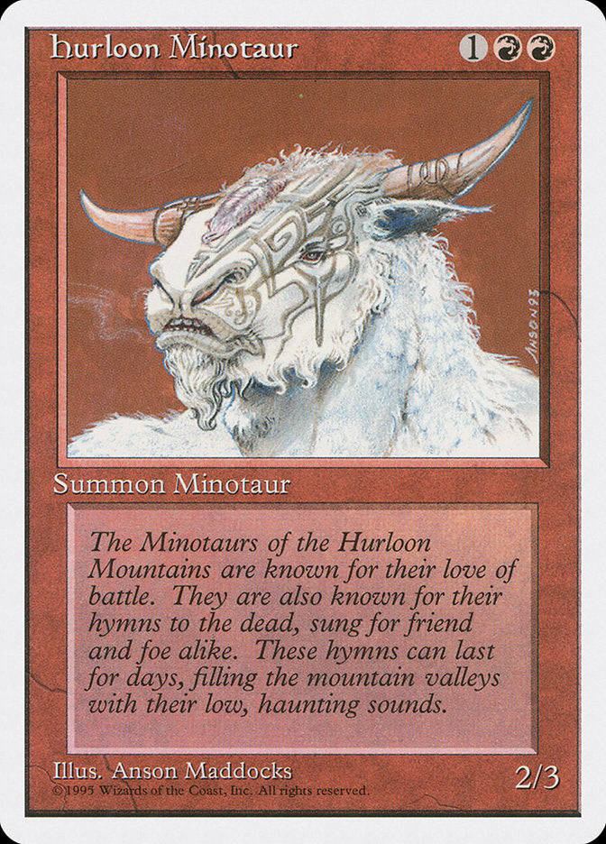 Hurloon Minotaur [Fourth Edition] - Magic: The Gathering - Card Brawlers | Quebec | Canada |