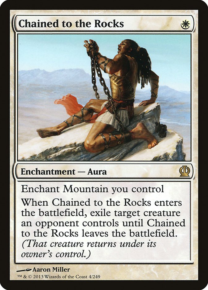 Chained to the Rocks [Theros] - Magic: The Gathering - Card Brawlers | Quebec | Canada |