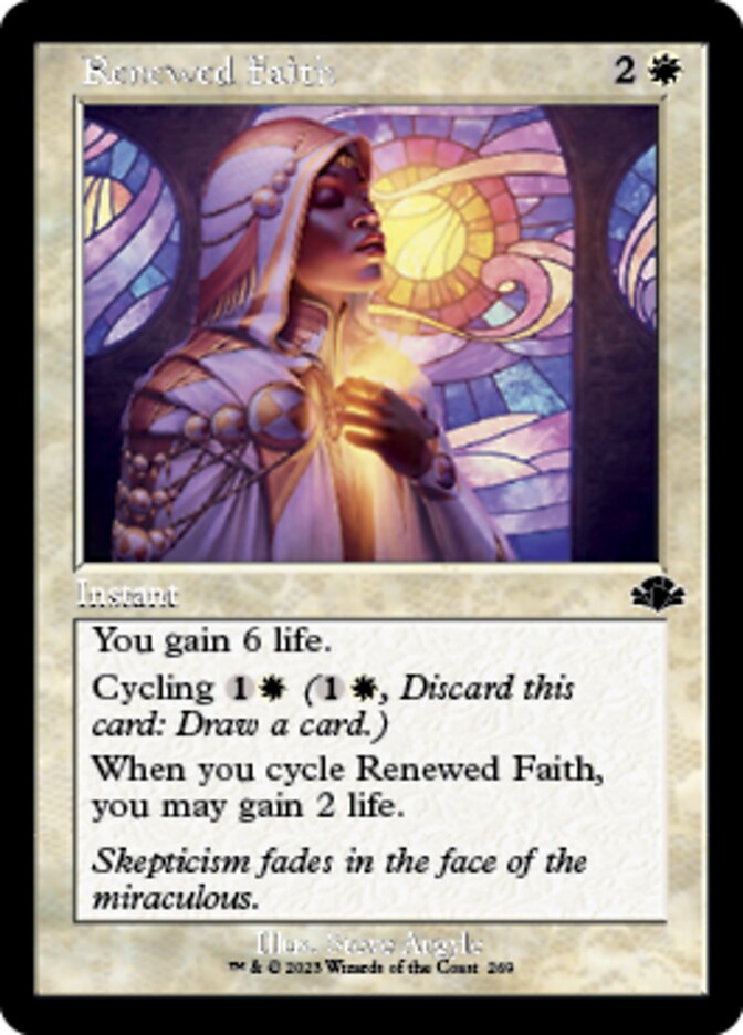 Renewed Faith (Retro) [Dominaria Remastered] - Magic: The Gathering - Card Brawlers | Quebec | Canada |