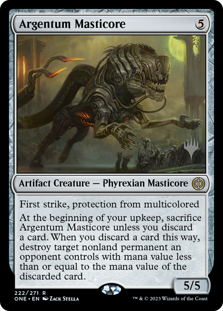Argentum Masticore (Promo Pack) [Phyrexia: All Will Be One Promos] - Magic: The Gathering - Card Brawlers | Quebec | Canada |