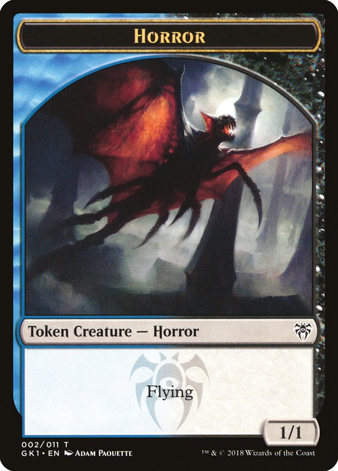 Copy // Horror Double-Sided Token [Guilds of Ravnica Guild Kit Tokens] - Magic: The Gathering - Card Brawlers | Quebec | Canada |