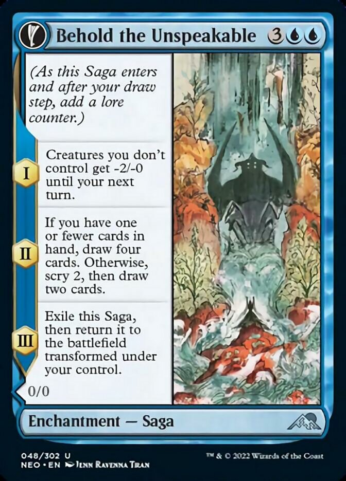 Behold the Unspeakable // Vision of the Unspeakable [Kamigawa: Neon Dynasty] - Magic: The Gathering - Card Brawlers | Quebec | Canada |