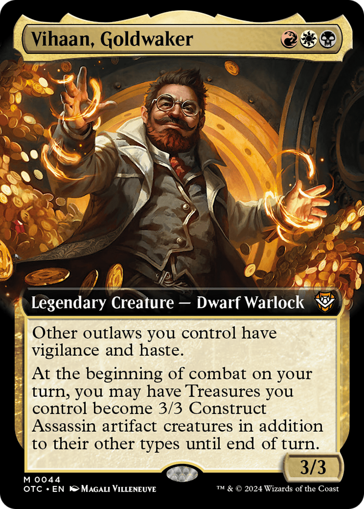Vihaan, Goldwaker (Extended Art) [Outlaws of Thunder Junction Commander] - Magic: The Gathering - Card Brawlers | Quebec | Canada |
