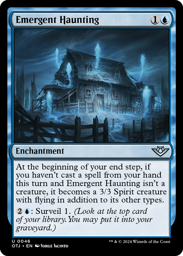 Emergent Haunting [Outlaws of Thunder Junction] - Magic: The Gathering - Card Brawlers | Quebec | Canada |