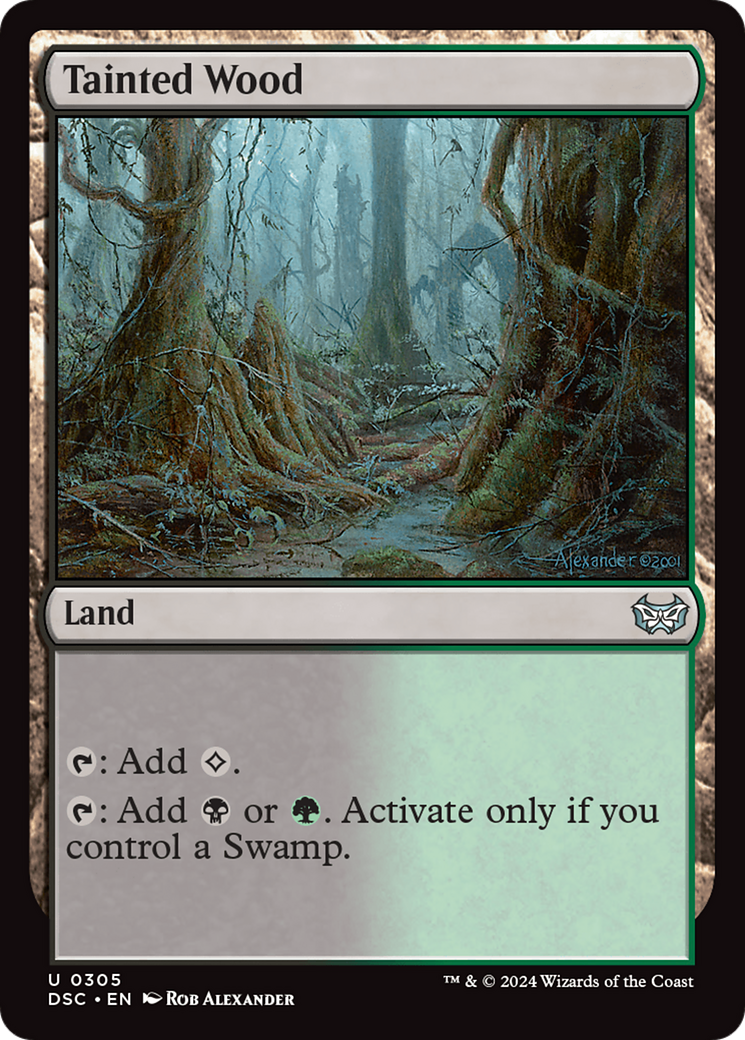 Tainted Wood [Duskmourn: House of Horror Commander] - Magic: The Gathering - Card Brawlers | Quebec | Canada |