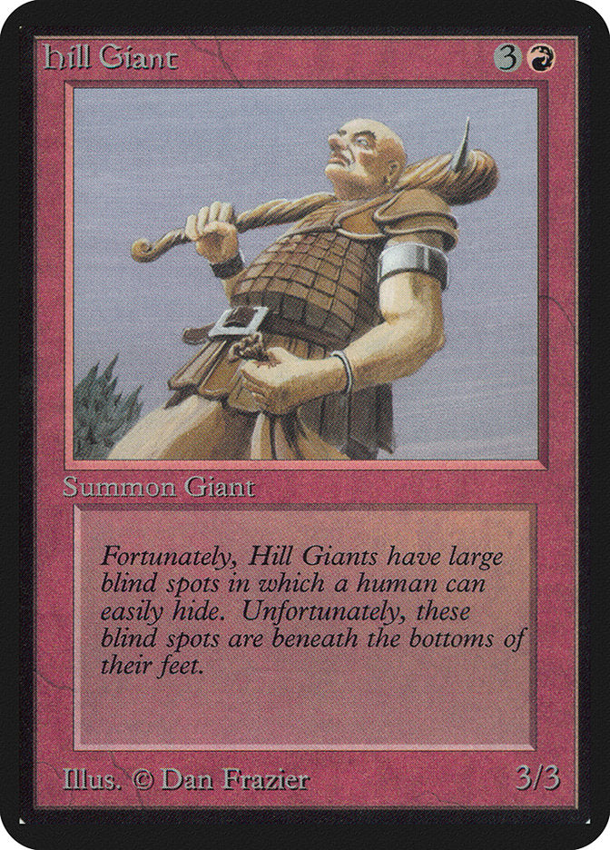 Hill Giant [Alpha Edition] - Magic: The Gathering - Card Brawlers | Quebec | Canada |