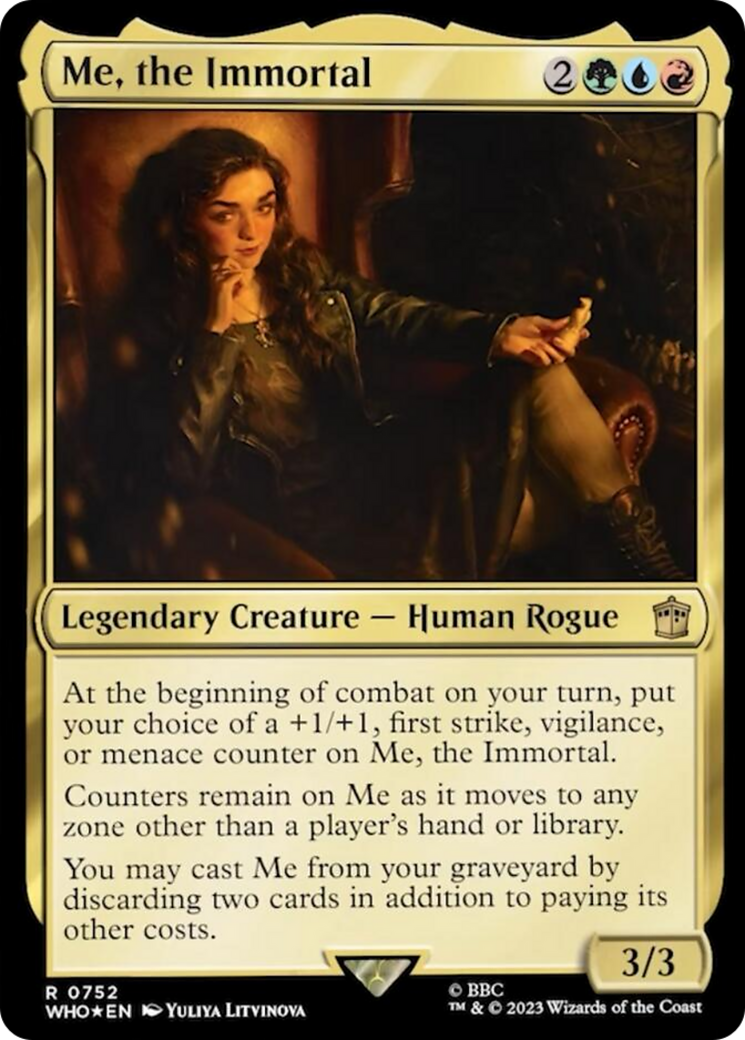 Me, the Immortal (Surge Foil) [Doctor Who] - Magic: The Gathering - Card Brawlers | Quebec | Canada |
