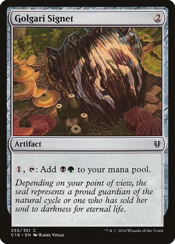 Golgari Signet [Commander 2016] - Magic: The Gathering - Card Brawlers | Quebec | Canada |