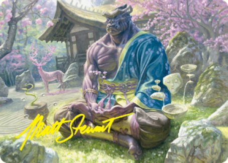 Kosei, Penitent Warlord Art Card (Gold-Stamped Signature) [Kamigawa: Neon Dynasty Art Series] - Magic: The Gathering - Card Brawlers | Quebec | Canada |