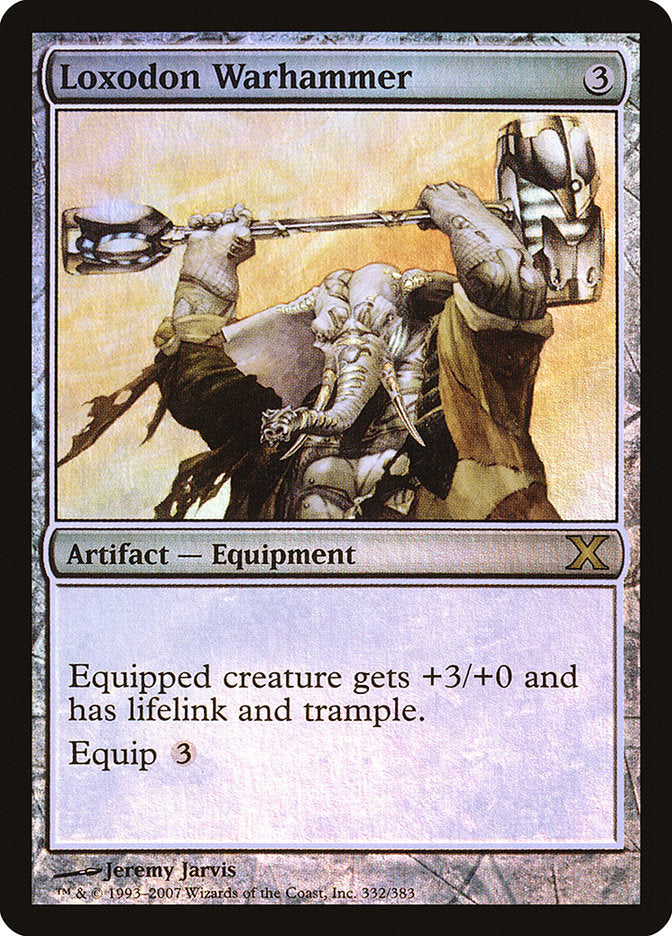 Loxodon Warhammer (Premium Foil) [Tenth Edition] - Magic: The Gathering - Card Brawlers | Quebec | Canada |