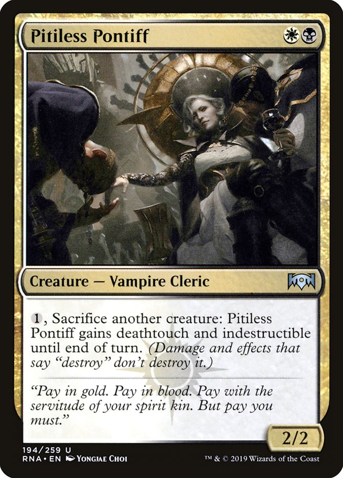 Pitiless Pontiff [Ravnica Allegiance] - Magic: The Gathering - Card Brawlers | Quebec | Canada |