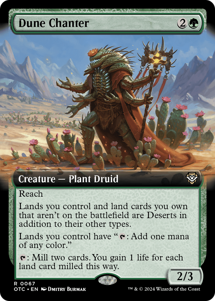 Dune Chanter (Extended Art) [Outlaws of Thunder Junction Commander] - Magic: The Gathering - Card Brawlers | Quebec | Canada |
