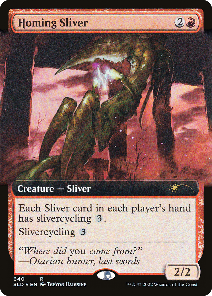 Homing Sliver (Extended Art) [Secret Lair Drop Promos] - Magic: The Gathering - Card Brawlers | Quebec | Canada |